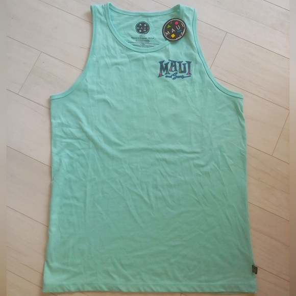 MAUI and Sons NEW World Famous Tank Top Celadon - Picture 3 of 6
